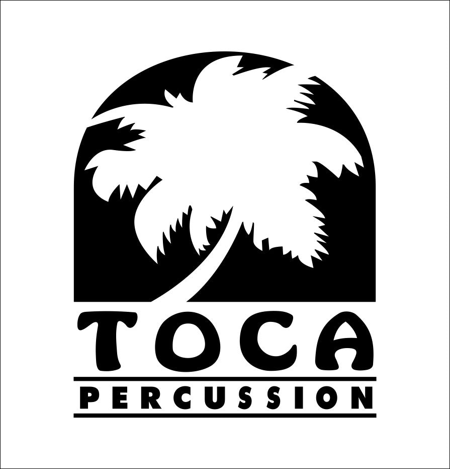 Toca Percussion decal, music instrument decal, car decal sticker