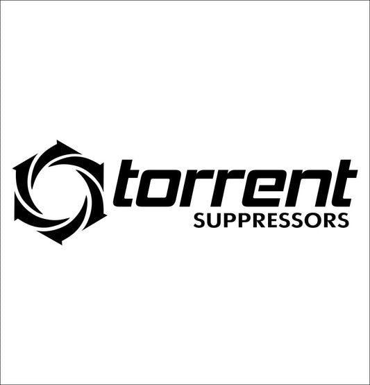 Torrent Suppressors decal, firearm decal, car decal sticker