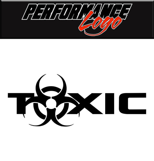 Toxic wheels decal, performance car decal sticker