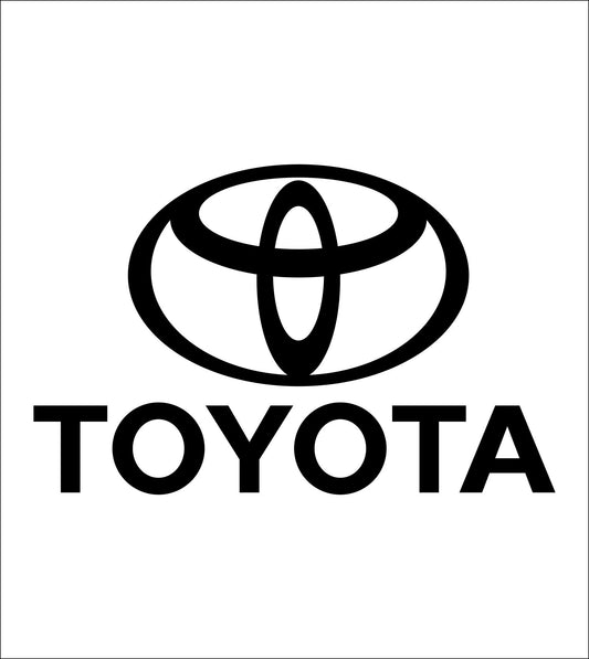 Toyota decal, sticker, car decal