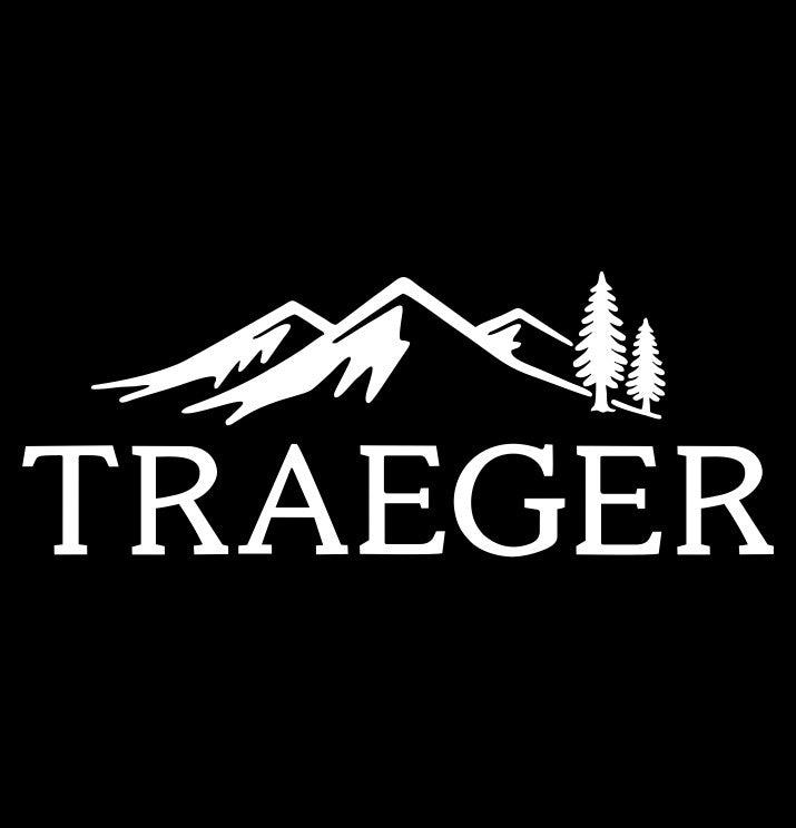 Traeger decal, barbecue, smoker decals, car decal