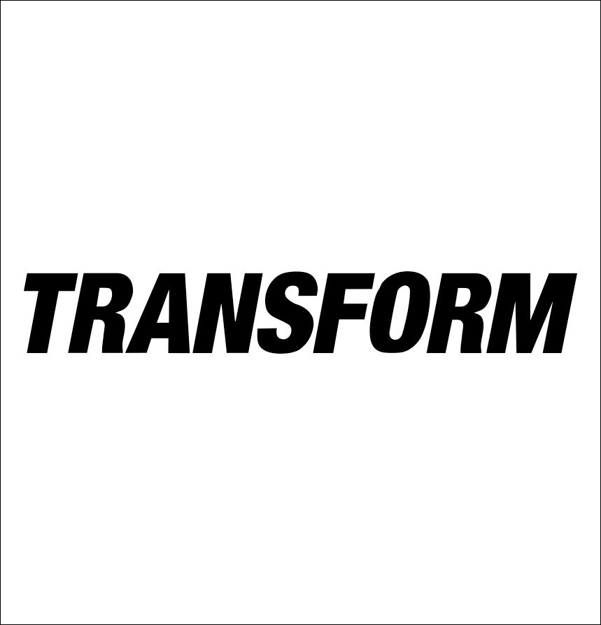 Transform Gloves decal, sticker, ski snowboard decal