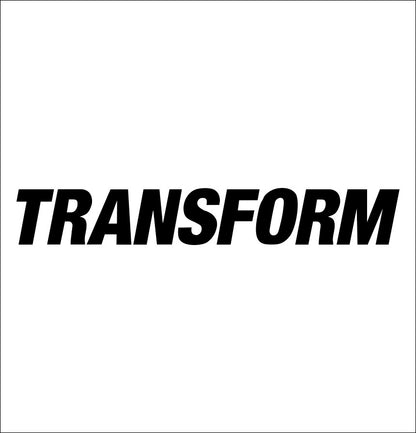 Transform Gloves decal, sticker, ski snowboard decal