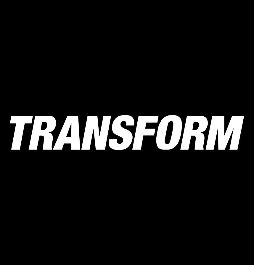 Transform Gloves decal, sticker, ski snowboard decal