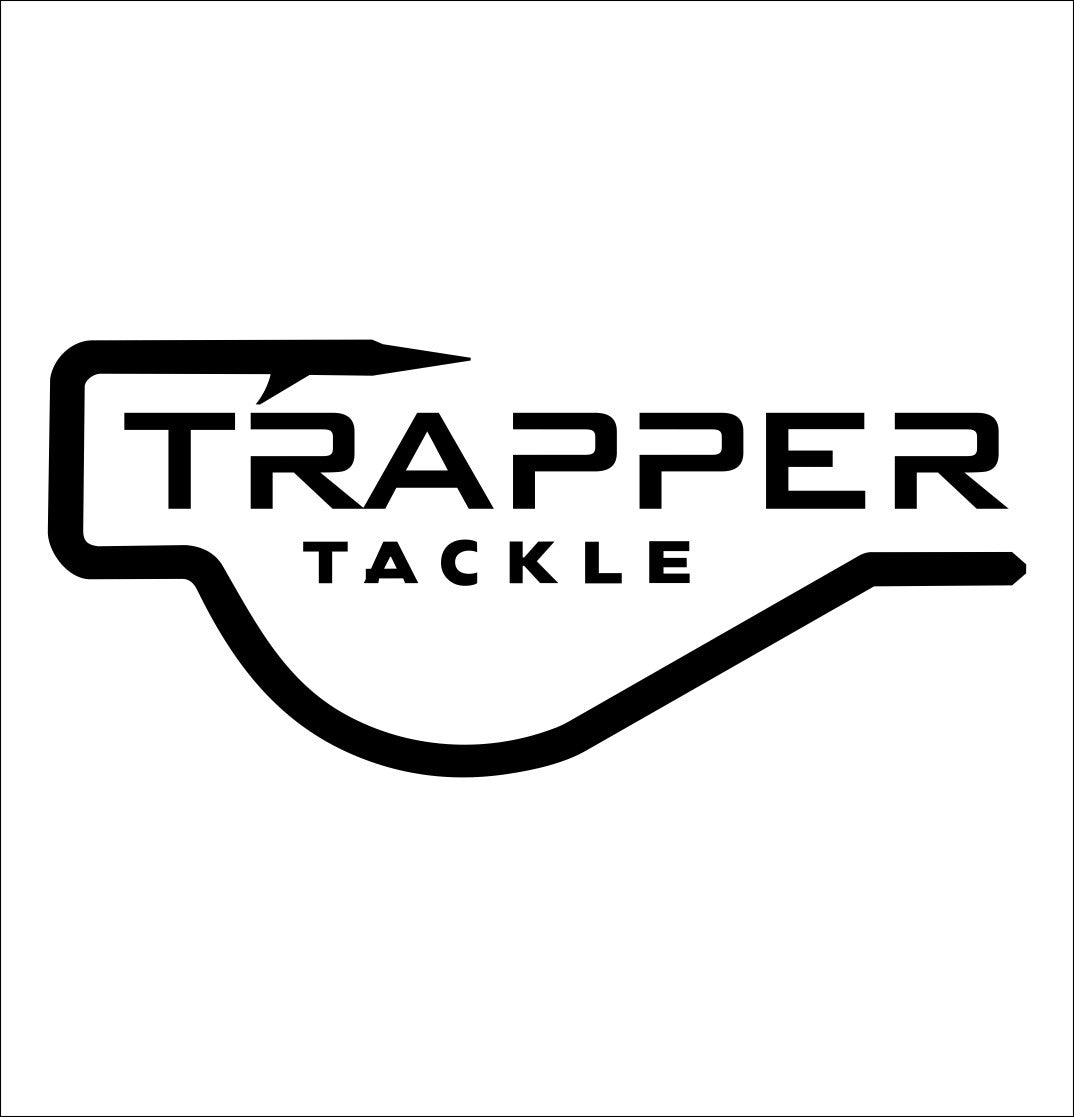 Trapper Tackle decal, fishing hunting car decal sticker