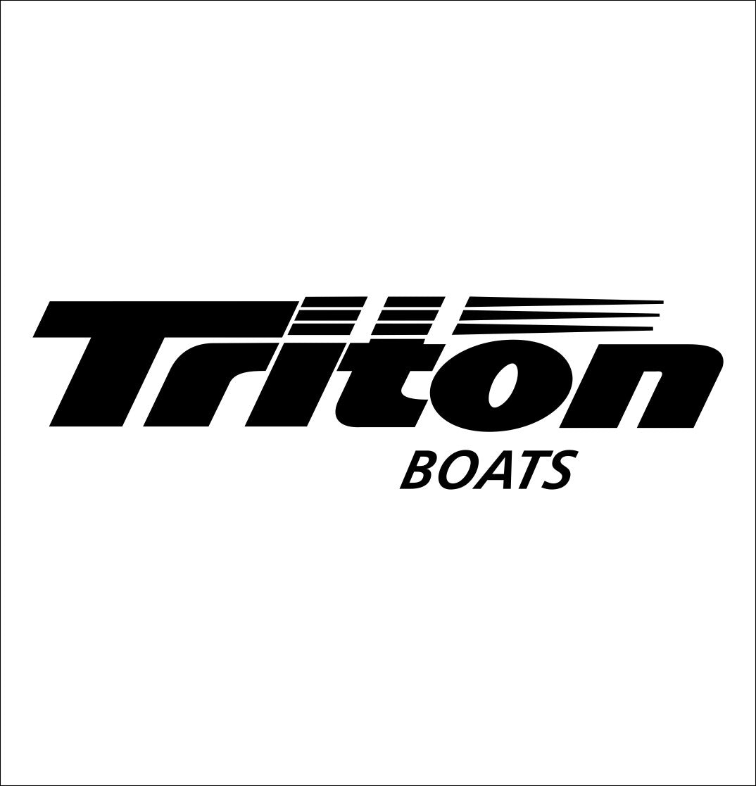 Triton Boats decal, sticker, hunting fishing decal