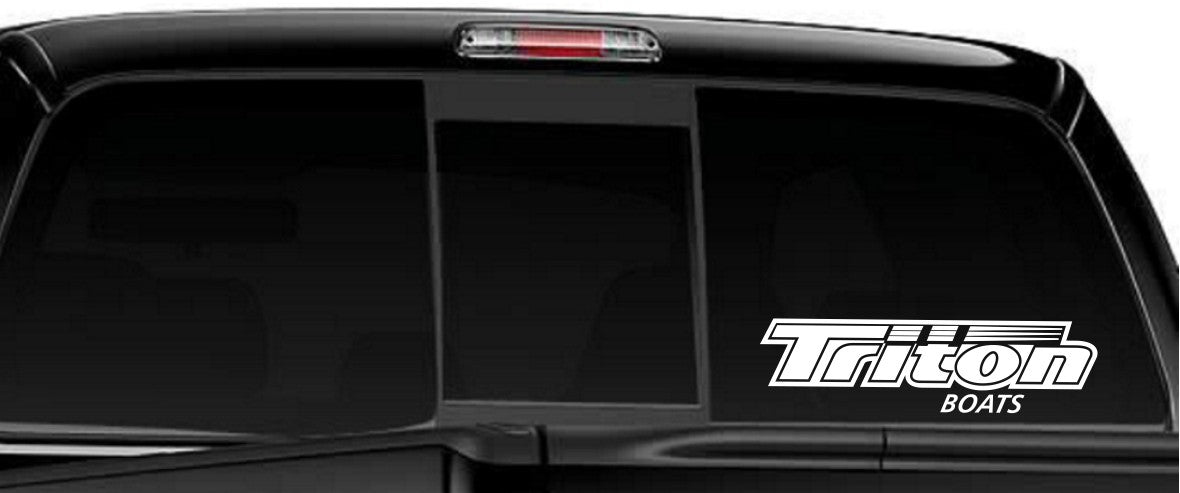 Triton Boats decal, sticker, hunting fishing decal