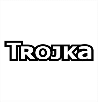 Trojka decal, vodka decal, car decal, sticker