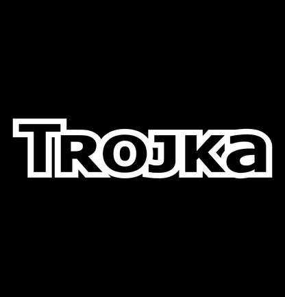 Trojka decal, vodka decal, car decal, sticker