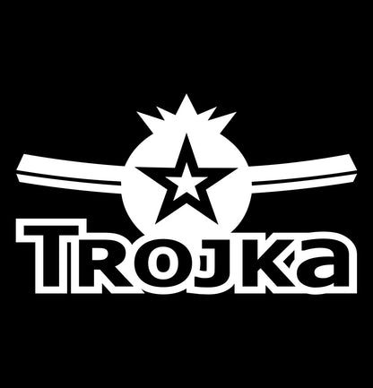 Trojka decal, vodka decal, car decal, sticker