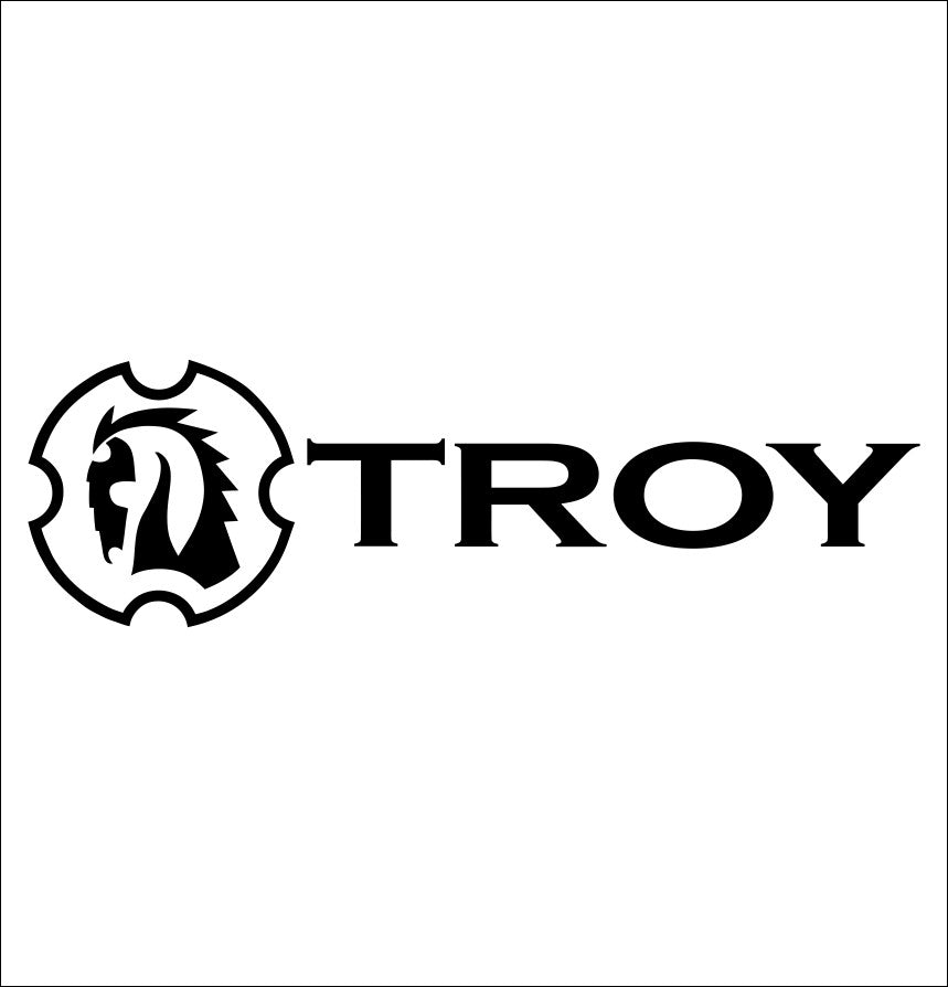 Troy Industries decal, firearm decal, car decal sticker