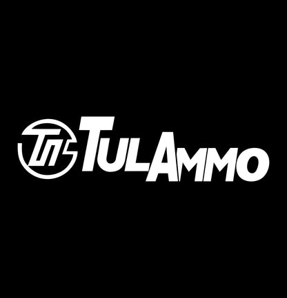 TulAmmo decal, firearm decal, car decal sticker