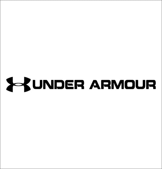 under armour decal, car decal sticker