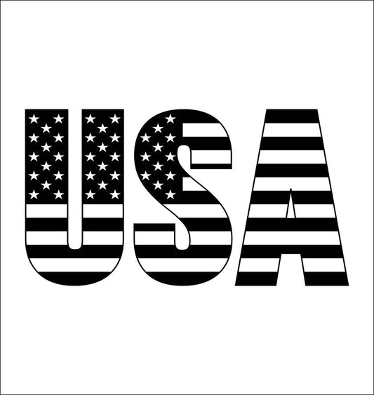 USA Decal B