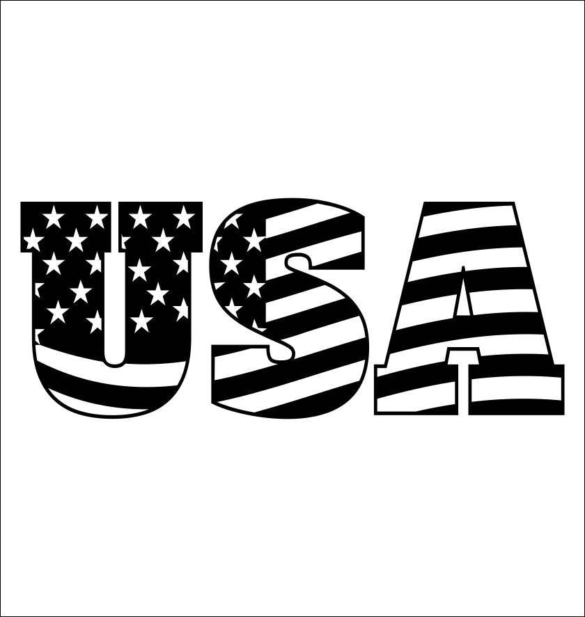 USA Decal D