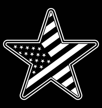 US Flag Star decal