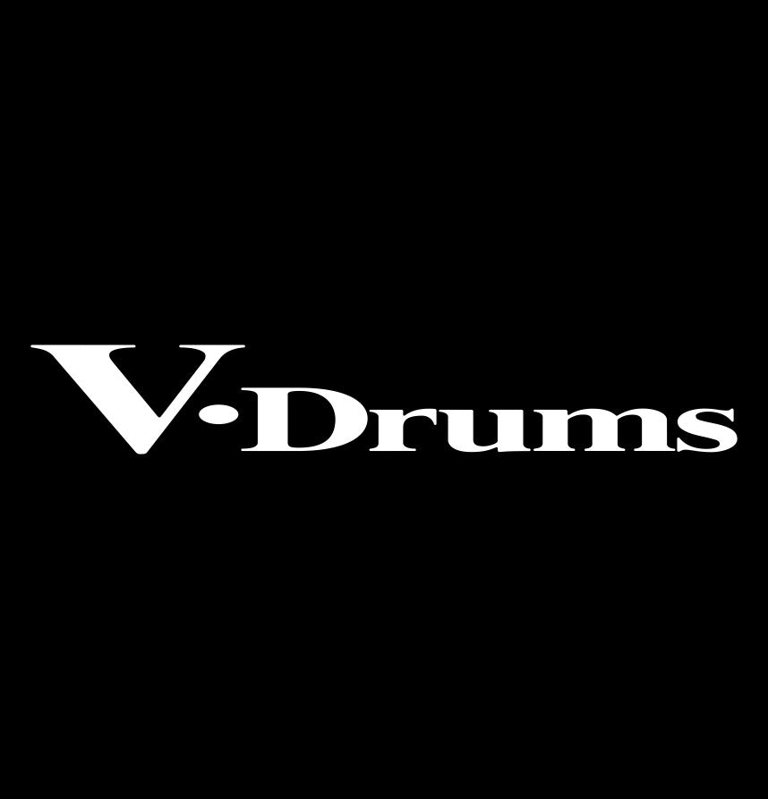 V-Drums decal, music instrument decal, car decal sticker