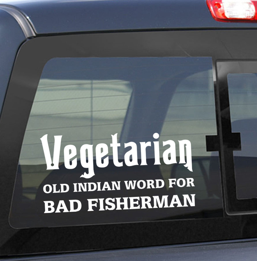 fishing decals, car decal, window sticker