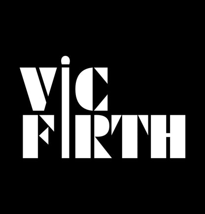 Vic Firth decal, music instrument decal, car decal sticker