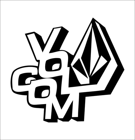 Volcom decal, skateboarding decal, car decal sticker