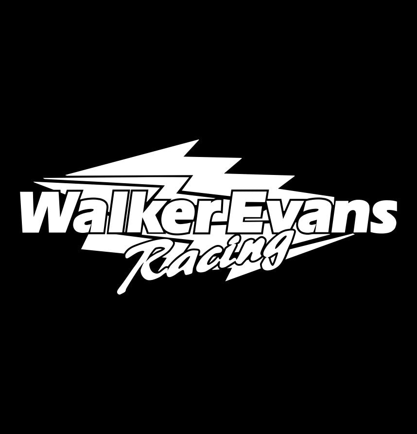 Walker Evans Racing decal, performance car decal sticker