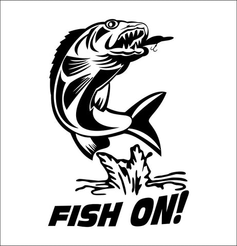 SignMission 5 x 7 in. Fish Tremble Warning Decal - Fishing