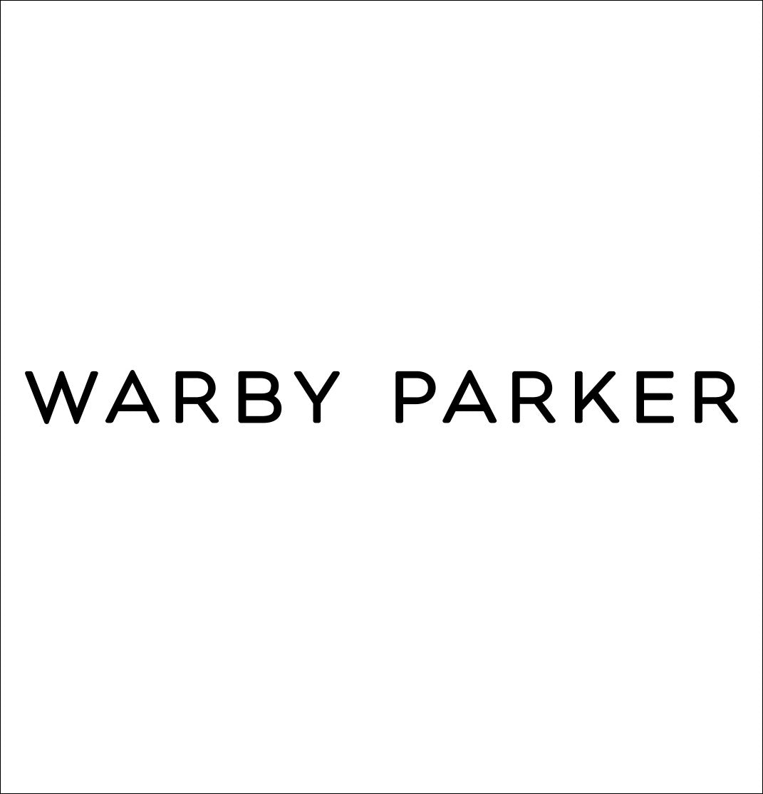 Warby Parker decal, car decal sticker