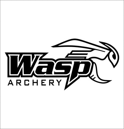 Wasp Archery decal, fishing hunting car decal sticker