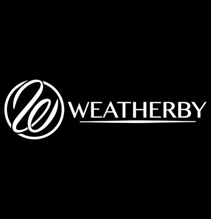 Weatherby decal, firearm decal, car decal sticker