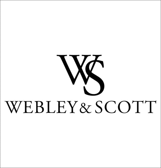 Webley & Scott decal, firearm decal, car decal sticker