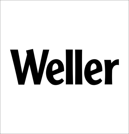 weller decal, car decal sticker