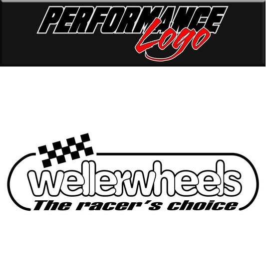 Weller Wheels decal, performance decal, sticker