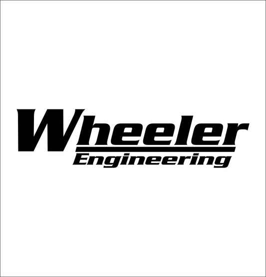 Wheeler Engineering decal, sticker, hunting fishing decal