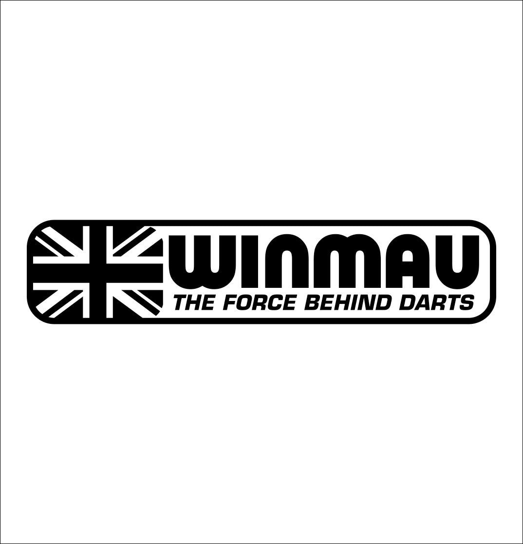 Winmau decal, darts decal, car decal sticker