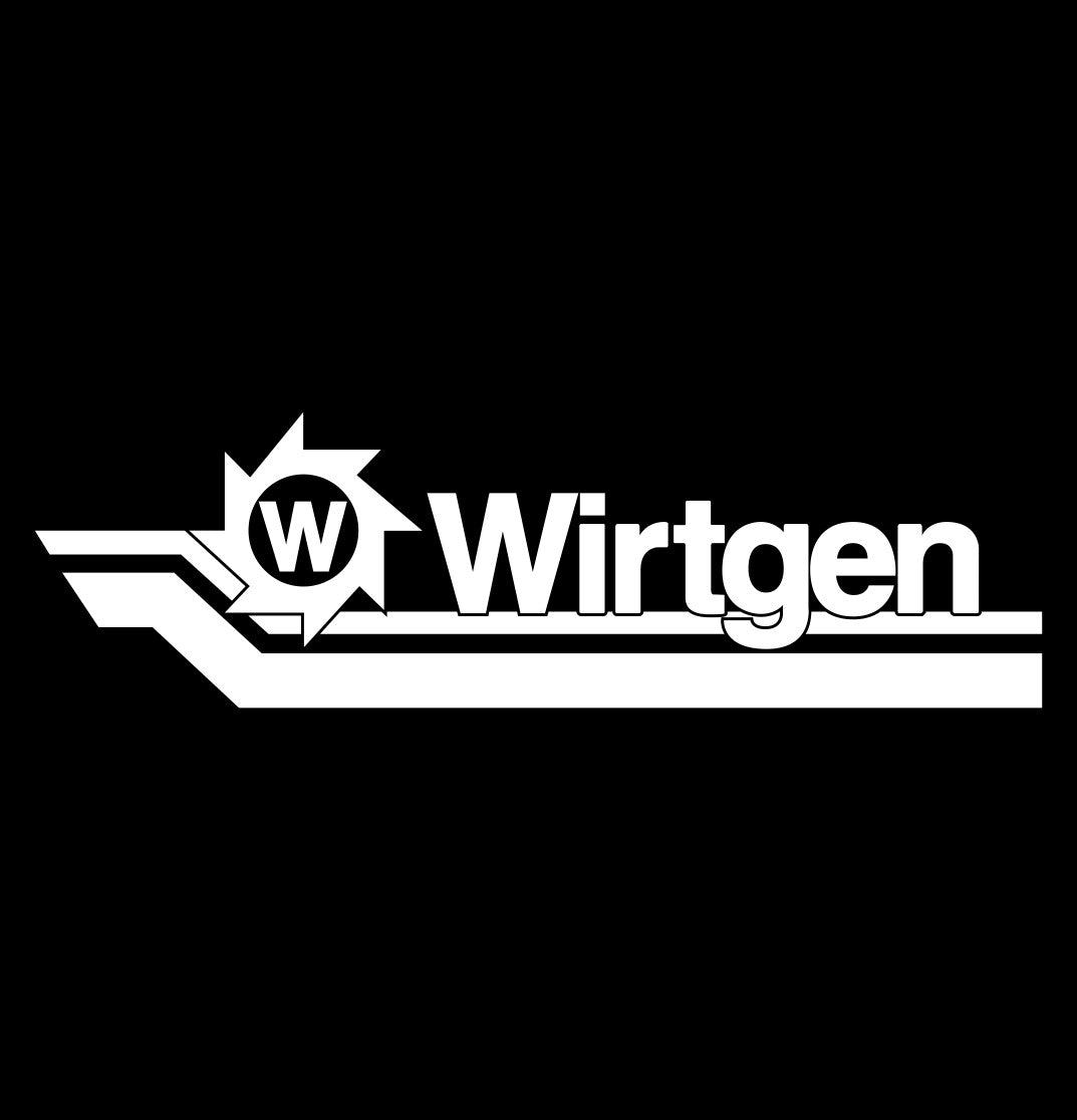 Wirtgen decal, car decal sticker