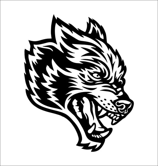 Wolf decal