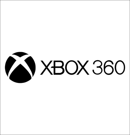 Xbox 360 decal, video game decal, sticker, car decal