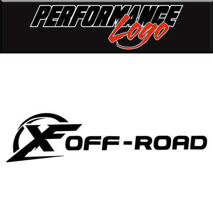 XF Off Road decal, performance car decal sticker