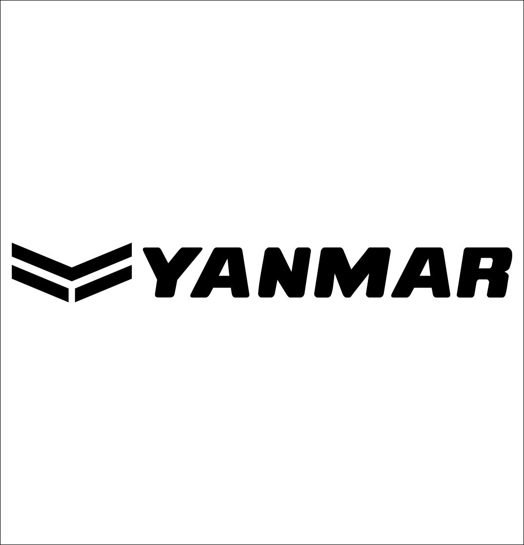 Yanmar decal, car decal sticker