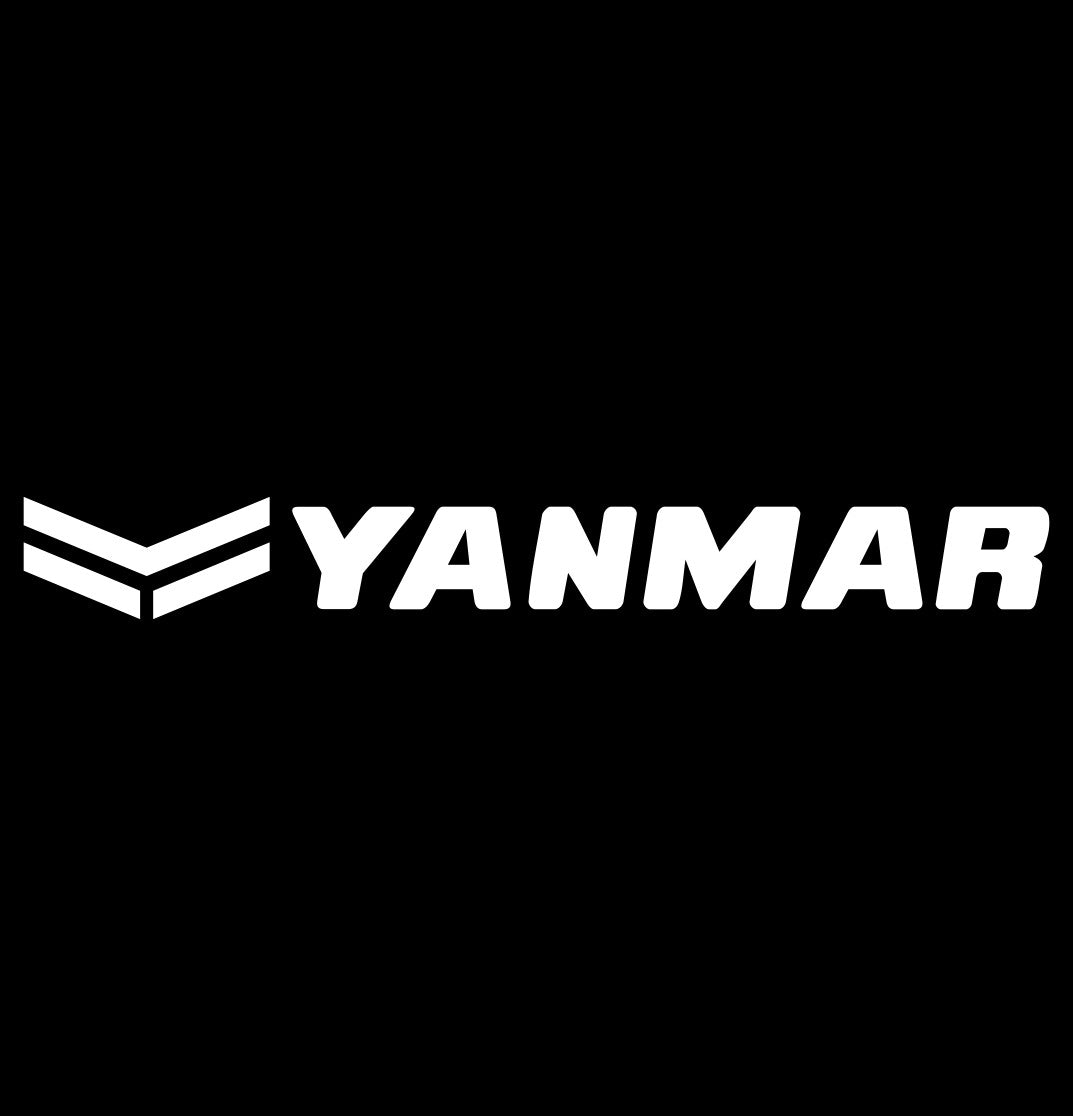 Yanmar decal, car decal sticker