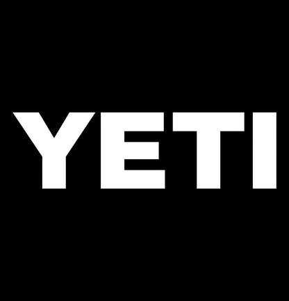 Yeti Coolers decal, fishing hunting car decal sticker