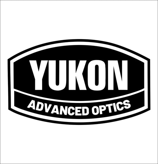 Yukon Optics decal, fishing hunting car decal sticker