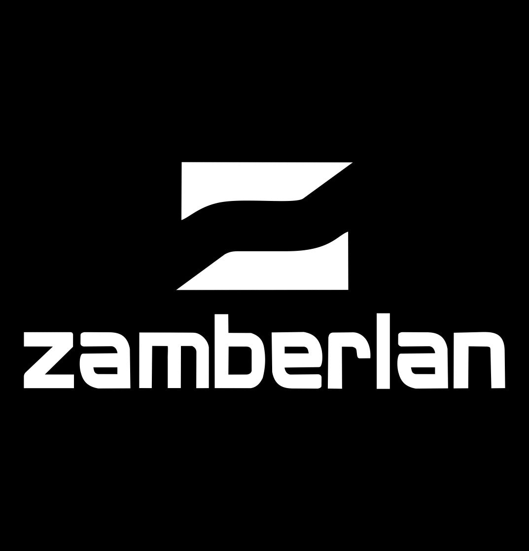 Zamberlan decal, fishing hunting car decal sticker