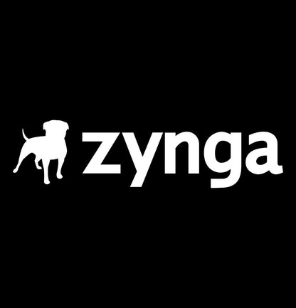 Zynga decal, video game decal, sticker, car decal